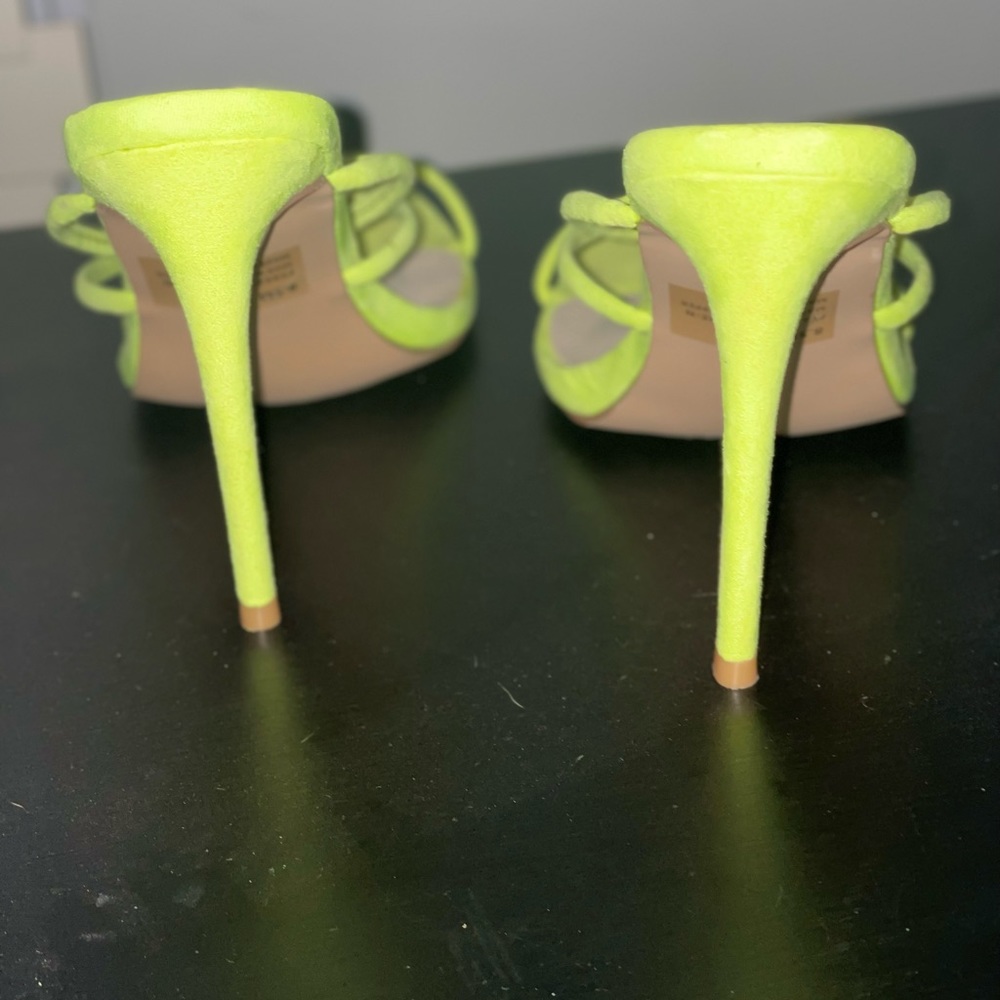 Neon sale ! Slip on heels 8.5 summer!!! Price drop - Picture 2 of 2